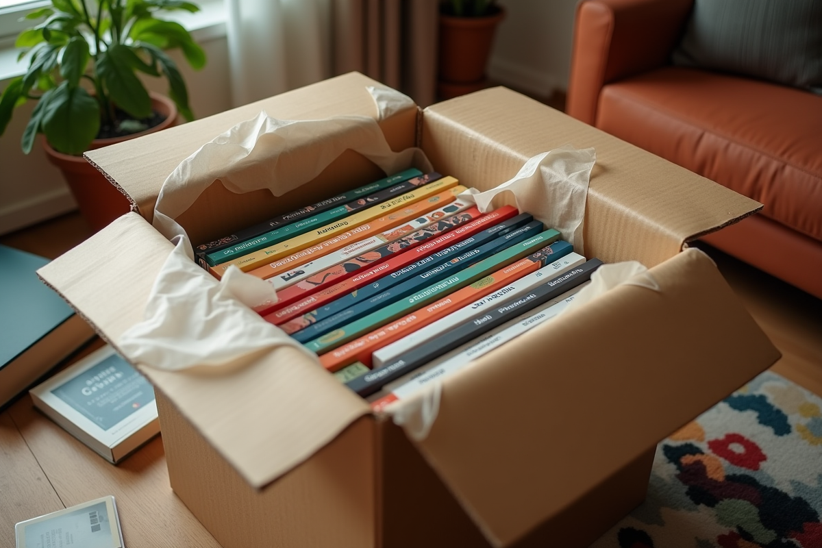 livres emballage